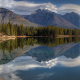 johnson lake, canadian rockies, banff national park, alberta, canada, reflection, nature, lake wallpaper