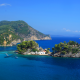 panagia, greece, sea, island, beach, boat, nature wallpaper