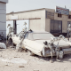 robot, old car, dubai, photo manipulation, star wars wallpaper
