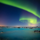 northern lights, aurora, sky, nature, winter wallpaper