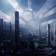 mass effect 3: citadel, city, aliens, technology, skyscrapers, video games wallpaper