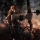 fantasy, art, archer, bow, arrow, elf wallpaper