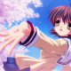 clannad, furukawa nagisa, cherry blossom, anime, anime girls wallpaper