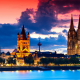 cologne, germany, architecture, gothic architecture, sunset, city wallpaper