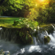 plitvice waterfalls, croatia, cascading waterfall, waterfall, river, nature, forest wallpaper