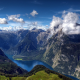 konigssee, lake, berchtesgaden national park, bavaria, germany, nature, mountains,  wallpaper