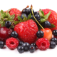 fruits, food, tasty, berry, strawberry, raspberry, cherry, black currant wallpaper