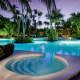 sofitel fiji resort and spa, pool, hotell, tropics, palms, sofitel, fiji wallpaper
