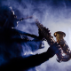 musician, smoke, jazz, saxophone, music wallpaper