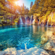 plitvice lakes, croatia, waterfall, nature, lake wallpaper