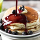 pancakes, blueberry, jam wallpaper