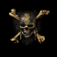 pirates of the caribbean: dead men tell no tales, logo, pirate, skull, movies wallpaper
