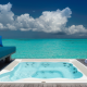 cocoa island, hotel, maldives, resort, indian ocean, jacuzzi, clouds, water villa, conrad maldives, rangali island wallpaper