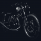 deus ex machina, deus custom motorcycles, motorcycle, bike, custom, black bike wallpaper
