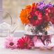 vase, flowers, petals, kettle wallpaper