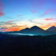 mountains, sky, bali, sunrise, indonesia, kintamani, nature wallpaper