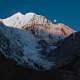 glacier, himalayas, mountains, gangupurna, nepal, nature wallpaper