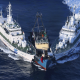 ship, sea, south china sea, coast guard, detention of the offender wallpaper