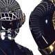 Daft Punk, music, helmet, robots wallpaper