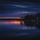 ruonala, finland, lake, sunset, nature, evening, sky wallpaper