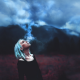 kindra nikole, women, smoke, model, nature wallpaper