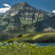 waterton lake, prince of wales hotel, alberta, canada, british columbia, nature, mountains wallpaper