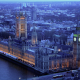 london, twilight, panorama, city, england, big ben, palace of westminster wallpaper