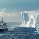 ship, sea, iceberg, ocean, sea spirit, antarctica wallpaper