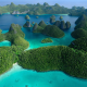raja ampat, indonesia, wayag islands, west papua province, nature, sea, ocean, island wallpaper
