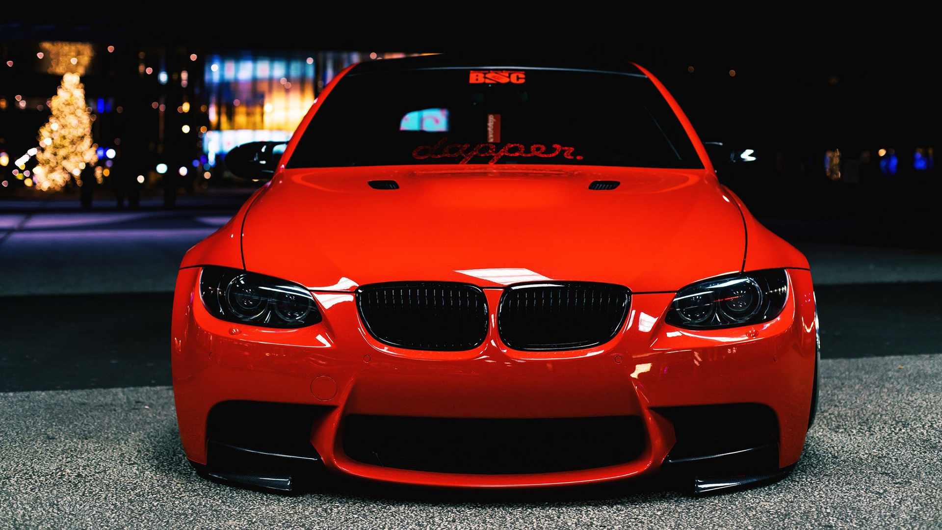 Download 1920x1080 bmw, cars, tuning, red bmw, bmw e91 touring, bmw e91  Wallpapers