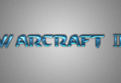 Warcraft, Warcraft III, gray, logo, games wallpaper