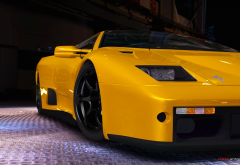 car, Lamborghini Diablo, Forza Motorsport 4, video games, Lamborghini wallpaper