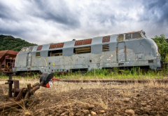 train, vehicles, abandoned wallpaper