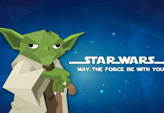 Star Wars, Jedi, Yoda, Star Wars: Episode VII - The Force Awakens, galaxy, stars, art wallpaper