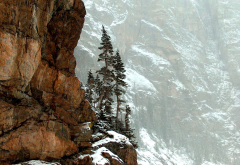 Rocky Mountain National Park, mountains, landscape, nature, snow, winter, Rocky Mountains wallpaper