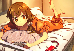anime girls, bedrooms, Yuuki Tatsuya, original characters, PlayStation wallpaper