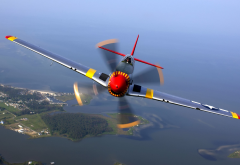 North American, P-51, Mustang, airplane, aviation, wings, flying wallpaper