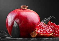 pomegranate, fruits, food wallpaper