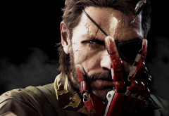 Metal Gear Solid V: The Phantom Pain, digital art, games, Metal Gear Solid, soldier, warrior, scar wallpaper