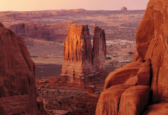 arches national park, utah, usa, canyon, rock, landscape, nature wallpaper