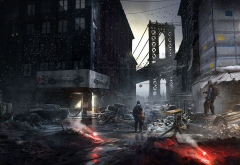 Tom Clancy's The Division, video games, art, apocalyptic, Manhattan wallpaper