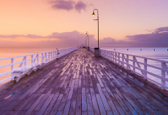 pier, dock, australia, sunset, nature, ocean wallpaper