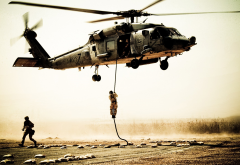 Sikorsky, UH-60, Black Hawk, helicopters, soldier, aircraft wallpaper