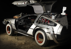 DeLorean, back to the future, time machine, car, movies wallpaper