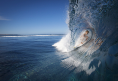 waves, surfing, sport, ocean, nature wallpaper