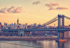 city, bridge, new york, usa, bay bridge wallpaper