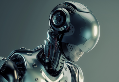 cyborg, artwork, fantasy art, futuristic, robot wallpaper