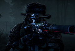 battlefield 4, soldiers, weapons, equipment, video games, sniper wallpaper