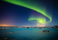 northern lights, aurora, sky, nature, winter wallpaper