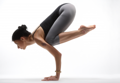 yoga, workout, pose, balance, sport, women wallpaper